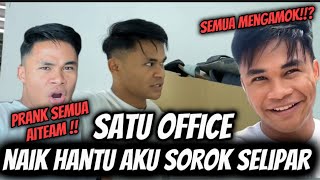 PRANK AITEAM SOROK SEMUA SELIPAR  REACTION MASING MASING HAHAHA [upl. by Ahtamas]