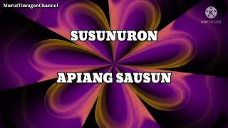 Susunuron  Apiang Sausun [upl. by Ilamad779]