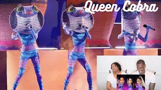 THE MASKED SINGER SEASON 7 EPISODE 9  QUEEN COBRA  REACTION UNMASKING [upl. by Pilloff64]