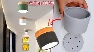 How To Make ceiling surface Lights  Diy Decorating Light ideas Home Decoration ideas From PVC Pipe [upl. by Burgwell]