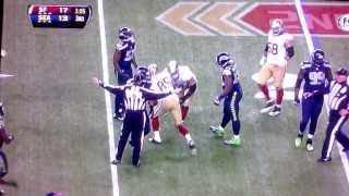 Kam Chancellor Big Hit on Vernon Davis HD [upl. by Nnaihs]