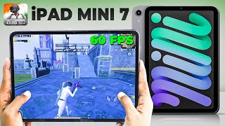 iPad mini 7 BGMI Test Review After 20 Days with FPS 🔥 [upl. by Gasser]