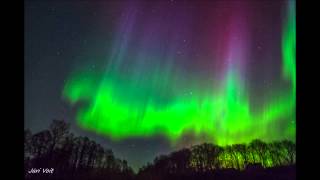 Aurora borealis1718032015Estonia [upl. by Roht]