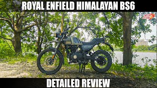 RE Himalayan BS6 Review  Hindi  MotorOctane [upl. by Atilam]