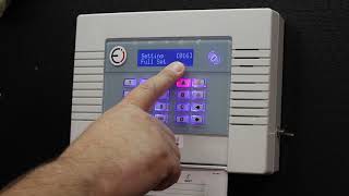 How to set and unset a Pyronix Enforcer Wireless Alarm System [upl. by Nylisoj]