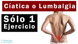 Un solo ejercicio para Ciática o Lumbalgias [upl. by Leisha]