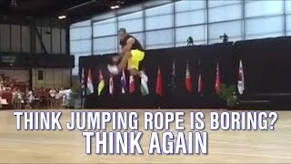 Amazing jump rope tricks by world champion Nick Woodard [upl. by Starla]