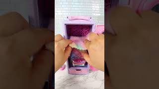 Satisfying with Unboxing amp Review Miniature School Locker Set Toys Kitchen Video  ASMR Videos [upl. by Favian]