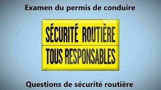 Examen permis de conduire 2024 Questions sécurité routière nouvelle réforme vérifications [upl. by Tudor]