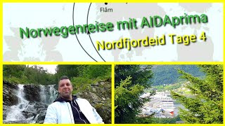 Nordfjordeid Tag 4 von AIDAprima  Norwegen Tour [upl. by Glenden]