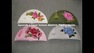 Cómo hacer Bolsos abanico Fácil y Rápido [upl. by Healion]