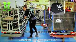 Exosquelette EXHAUSS dans lUsine du Futur de RENAULT [upl. by Cirda]