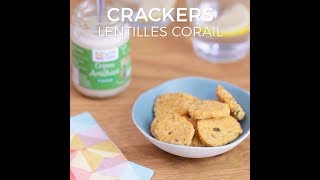 Recette  crackers de lentilles corail bio La Vie Claire [upl. by Ymled]