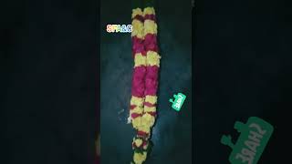 flowers garland Today My Work beautiful Rose Flower Garland Garland Making with Flower Flower [upl. by Oflodur712]