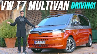 allnew VW Multivan T7 driving REVIEW 2022 Volkswagen Microbus PHEV [upl. by Valle467]