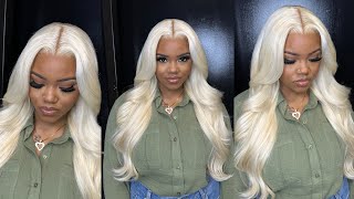 BEST 613 WIG 🔥  Melted Wig Install  No Baby Hairs  CurlyMe Hair [upl. by Falconer]