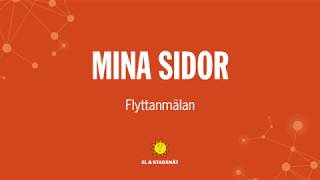 Mina sidor Flyttanmälan [upl. by Ssecnirp]