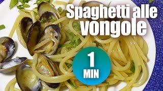 PASTA CON LE VONGOLE IN BIANCO Come cucinare le vongole fresche [upl. by Beatrix]