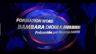 TUTO WORD N°14IMPRESSION PERSONNALISÉE GÉNÉRATEUR DE FAUX TEXTE Bamabara Dioula Malinke BAMANANKAN [upl. by Frodin238]