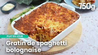 Un gratin de spaghetti bolo parfait pour la saison  750g [upl. by Kati]