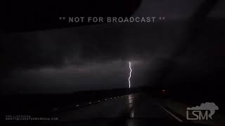 12142022 Tallulah  LA Area Tornadic Storm  Incredible CG Lightning [upl. by Chally]