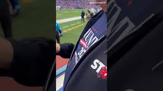 Buffalo Bills fan told he cant wear Trump shirt at NFL game [upl. by Annail]