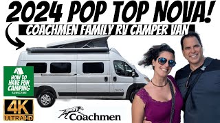 2024 Coachmen Nova Class B RV Camper Van with Pop Top [upl. by Adhern]