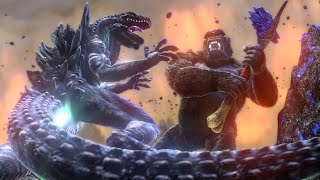 Kong vs Zilla  GodzillaMonsterVerse Fight Animation [upl. by Uttica]