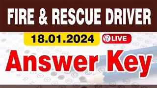 Fire amp Rescue Driver Answer Key Analysis [upl. by Antsirhc]