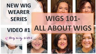 Wigs 101  all about wig fibers and wig caps  NEW WIG WEARER SERIES Episode 1 [upl. by Aihsekram]