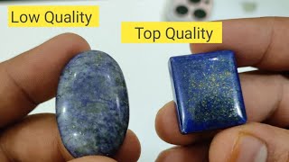 How To Grade Quality of Lapis Lazuli Lajward Stone and benifits of lapis [upl. by Talia509]