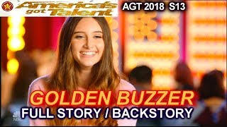 Makayla Phillips 15 yo GOLDEN BUZZER WINNER FULL STORY Americas Got Talent 2018 Audition AGT [upl. by Wasserman903]