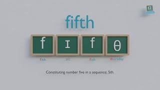 How to pronounce fifth [upl. by Itnuahsa]