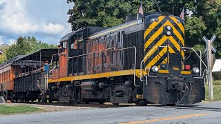 Alco RS3M on Passenger Again Arcade amp Attica RR Curriers to Arcade quotGreat Train Robberyquot 92224 [upl. by Leirad]