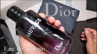 Dior Sauvage EDT Unboxing [upl. by Asila]