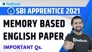 SBI Apprentice Memory based Paper 2021  English Questions  Based on SBI Apprentice Exam Analysis [upl. by Stralka]