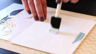 Easy Glitter Canvas [upl. by Brod]