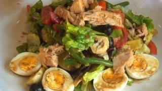 How To Prepare Salad Nicoise [upl. by Aisatnaf]