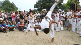 Halfdance halfcombat this is the beauty of the Brazilian capoeira [upl. by Adnilrem529]