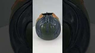 Ephraim Faience 2011 Hand Made Pottery Green Dream Time Ceramic Bat Vase C17R [upl. by Gregoor475]