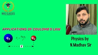 Applications of Coulombs law physics coulombslaw [upl. by Nerrual]