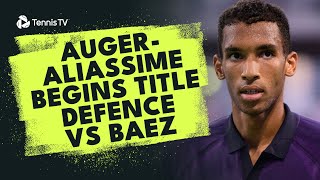 AugerAliassime Begins Basel Title Defence vs Baez 💪  Basel 2024 Highlights [upl. by Acemat]