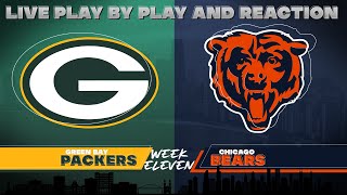 Packers vs Bears Live Play by Play amp Reaction [upl. by Eilema712]