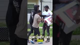 PS5 In Hood Prank Subscribe 🔥  funny pranks shorts youtbeshorts trending viral [upl. by Nauqet]