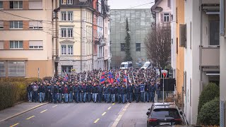 MUTTENZERKURVE BASEL IN LUZERN  17122023 [upl. by Altheta]