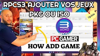 RPCS3 émulateur PS3 ajouter vos Jeux ISO ou PKG Facilement sur Windows PC [upl. by Marek938]