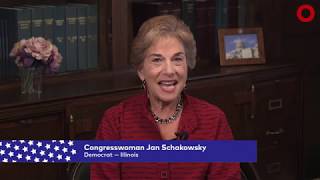 Congresswoman Jan Schakowsky DIL  Global Citizen Festival NYC 2017 [upl. by Yramanna437]