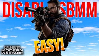 How to DISABLE SBMM in MW COD Modern Warfare 2019 [upl. by Phil]