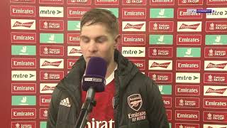 Emile Smith Rowe on his quotInitialquot red card vs Newcastle [upl. by Ennoira211]