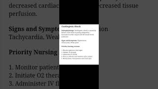 Cardiogenic Shock Cardiovascular Disorders [upl. by Melton603]